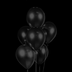Globos cromados color negro