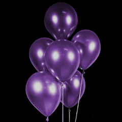 Globo cromado color violeta
