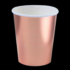 Vaso de polipapel color rosa gold