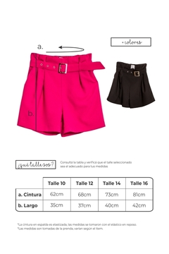 Short Amalia Fucsia en internet