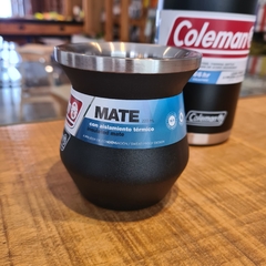 Equipo Matero Termico Coleman - Incluye Termo Coleman de Acero Inoxidable con Pico Matero 1.2Lts - Color Negro - Mate Termico Coleman de Acero Inoxidable - Color Negro en internet