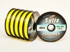 Multifilamento Sufix Pejerrey 0,13 mm Rojo Flúo - 12 lbs