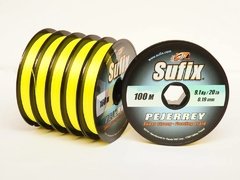Multifilamento Sufix Pejerrey 0,19 mm Amarillo Flúo - 20 lbs