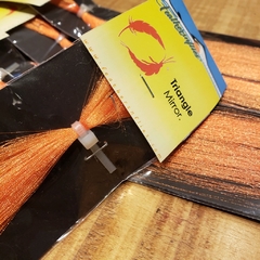 Triangle Mirror FeathersnFlies - Naranja