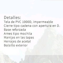 Bolso Bewolk Estanco 75Lts Estanco Heavy Duty Negro BB 1875 en internet