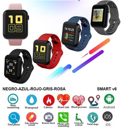 SMART BAND v6 BRAZALETE DEPORTIVO