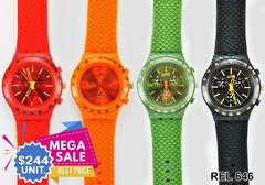 COMBO x 6 RELOJES ZAFIRA COD. 646 - comprar online