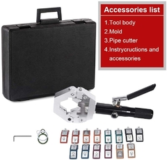 KIT CRIMPEADORA HIDRAULICA MANUAL PARA MANGUERAS DE AIRE ACONDICIONADO HYDRA-KRIMP KTI - comprar online