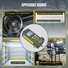 Manifold / Manometro Digital Para Aire Acondicionado Autool - AYR Tools