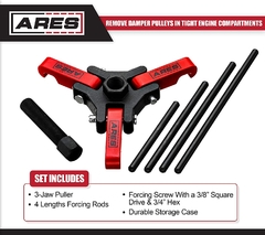 SET EXTRACTOR PROFESIONAL 3 PATAS ARES - comprar online