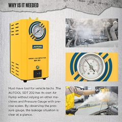 Maquina De Humo Deteccion Fugas Automotriz SDT 202 Autool - tienda online