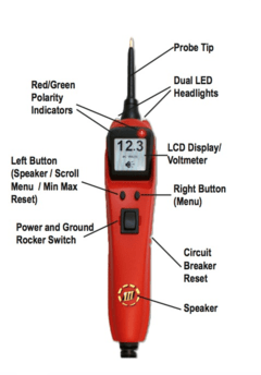 PUNTA LOGICA ENERGIZADORA y VOLTIMETRO 0-70V POWER PROBE 3S ( COLOR ROJO, EN BLISTER ) en internet