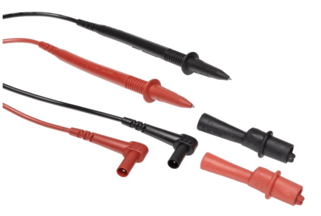 WGGE WG-011 Cable De Prueba Y Pinzas De Cocodrilo De Seguridad, Kit De