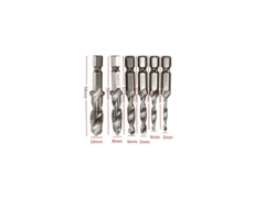 JUEGO DE 6 MECHAS / MACHOS MILIMETRICOS CON HEXAGONO DE 1/4" KTI - comprar online