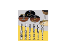 JUEGO DE 6 MECHAS / MACHOS MILIMETRICOS CON HEXAGONO DE 1/4" KTI - AYR Tools