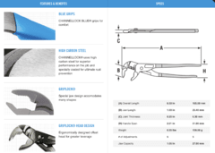 PINZA PICO DE LORO 6.5" GRIPLOCK CHANNELLOCK en internet