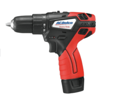TALADRO HEAVY DUTY MANDRIL AUTO AJUSTABLE 3/8" 12V + 2 BATERIAS ACDELCO (SERIE G12)
