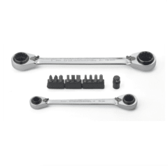 KIT 2 LLAVES C/ CRIQUE MM QUADBOX 8 MEDIDAS GEARWRENCH
