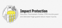 Imagen de GUANTES TACTICOS / COMBATE BREACHER NEGROS MECHANIX TALLE M
