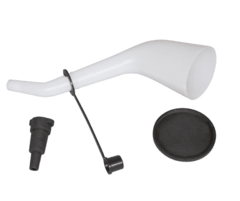 EMBUDO PLASTICO ACODADO LISLE