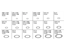 KIT O-RINGS PARA AIRE ACONDICIONADO 270 PIEZAS WILMAR en internet