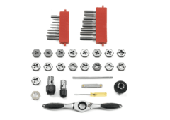 KIT 40 PIEZAS MACHOS Y TERRAJAS EN MM PROFESIONAL KD TOOLS - comprar online