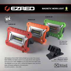 LINTERNA DE TRABAJO 500 LUMENES RECARGABLE EZ-RED - AYR Tools