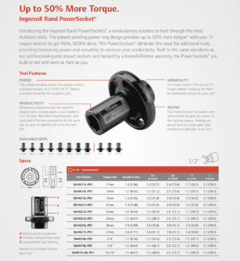 TUBO PowerSocket LARGO 17MM INGERSOLL RAND - tienda online