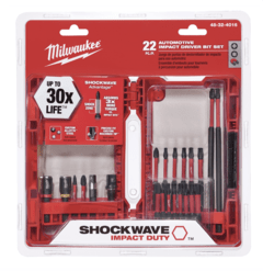SET 22 PUNTAS AUTOMOTRIZ DE IMPACTO MILWAUKEE