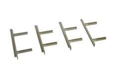 SET 4 EXTENSIONES PARA AMPLIAR DIAMETRO BRUÑIDOR CILINDROS PROF. 155mm a 260mm LISLE