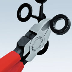 ALICATE CORTE DIAGONAL (AL RAS) PARA PLASTICOS 160MM KNIPEX - comprar online