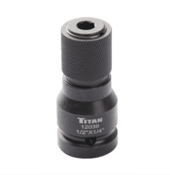 ADAPTADOR DE PUNTAS 1/2" a 1/4" ALTO IMPACTO DE CAMBIO RAPIDO TITAN - comprar online