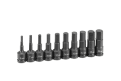 JUEGO DE TUBOS ALLEN ENCASTRE 1/2" DE 6 A 19 MILIMETROS 10 PZ GREY PNEUMATIC - comprar online