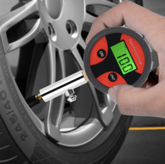 MEDIDOR DIGITAL DE PRESION DE CUBIERTAS DE AUTOS, CAMIONES, MOTOS, 0 A 200PSI DDC - AYR Tools