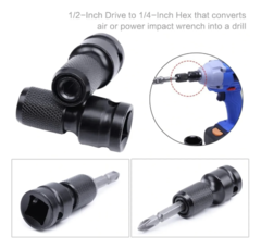 ADAPTADOR DE PUNTAS 1/2" a 1/4" ALTO IMPACTO DE CAMBIO RAPIDO AYR TOOLS en internet