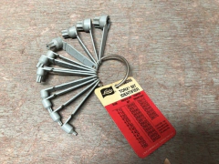 IDENTIFICADOR DE MEDIDAS DE TORNILLOS Y TUERCAS TORX LISLE