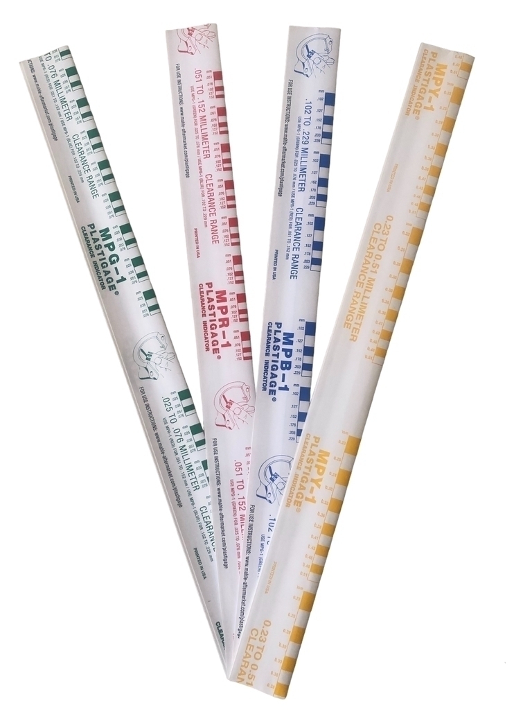 Plastigage 4 Pzs 0.0250.51mm Verderojoazulamaril Clevite