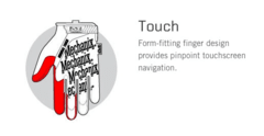 Guantes Originales Touch De Mechanix Tamaño M P/ Celulares en internet
