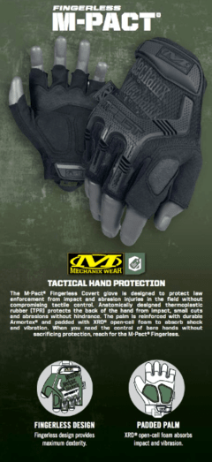 Guantes Tàcticos Originales Fingerless De Mechanix Tamaño L - tienda online