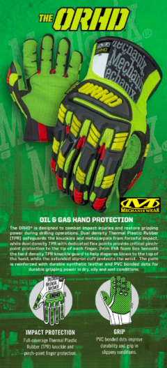Guantes Originales Orhd P/gas -petroleo Mechanix Tamaño XXL en internet