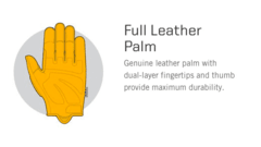 GUANTES CG40 HEAVY DUTY DE CUERO MECHANIX TAMAÑO L