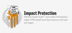 Imagen de GUANTES M-PACT LEATHER MECHANIX TAMAÑO M