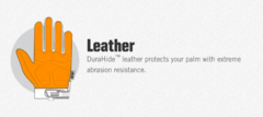 GUANTES M-PACT LEATHER MECHANIX TAMAÑO M
