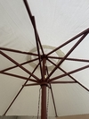 Parasol de palo central madera de 3 m de diámetro en internet