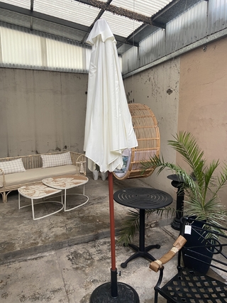 Parasol de madera de 2 m 50