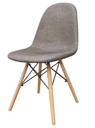 SILLA EAMES TAPIZADA X 6 UNIDADES