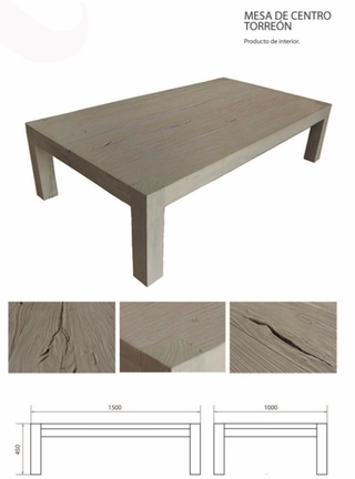 MESA DE CENTRO TORREON - tienda online