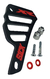 Cubrecarter Plastico Negro Con Calco Rojo Mas Cubre Piñon Tornado - Tornadoshop