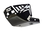 Cubrecarter Plastico Alto Impacto Negro Con Calco Blanco Tornado