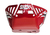 Cubrecarter Plastico Alto Impacto Rojo con calco Blanco Tornado Rojo - comprar online